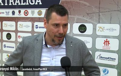 GreenPlan-VRCK – Fino Kaposvár 3:0 – Toronyai Miklós vezetőedző