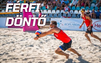 Strandröplabda Magyar Bajnokság – 1. forduló – férfi döntő